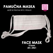Maska pamučna za lice 5 komada Art. 2461