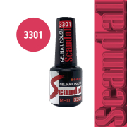 SCANDAL gel polish RED 3301