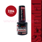 SCANDAL gel polish RED 3304