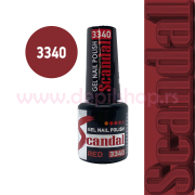 SCANDAL gel polish RED 3340