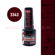SCANDAL gel polish RED 3343
